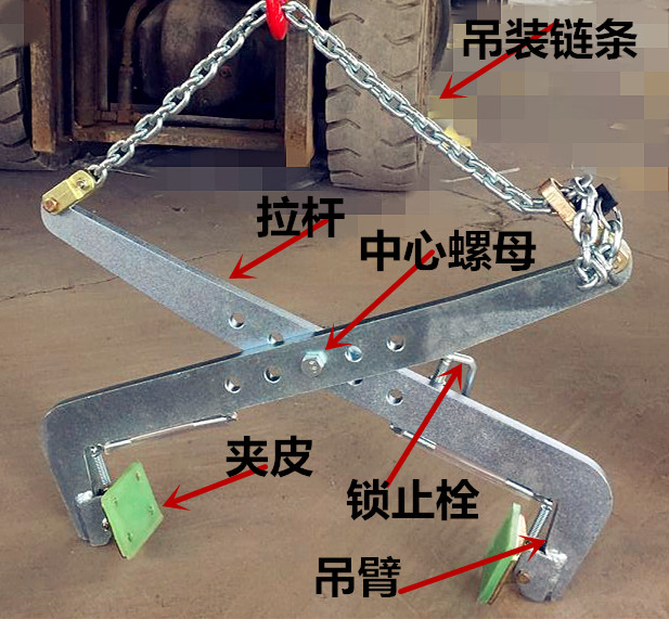 石材夾具結(jié)構(gòu)標識簡圖 石材夾具結(jié)構(gòu)標識簡圖